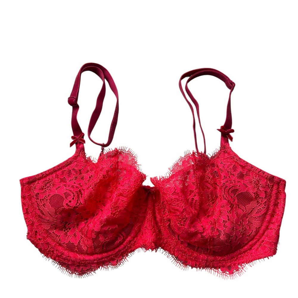 Victoria’s Secret Dream Angels Elegant Lace Underwire Bra Sz 34D euc